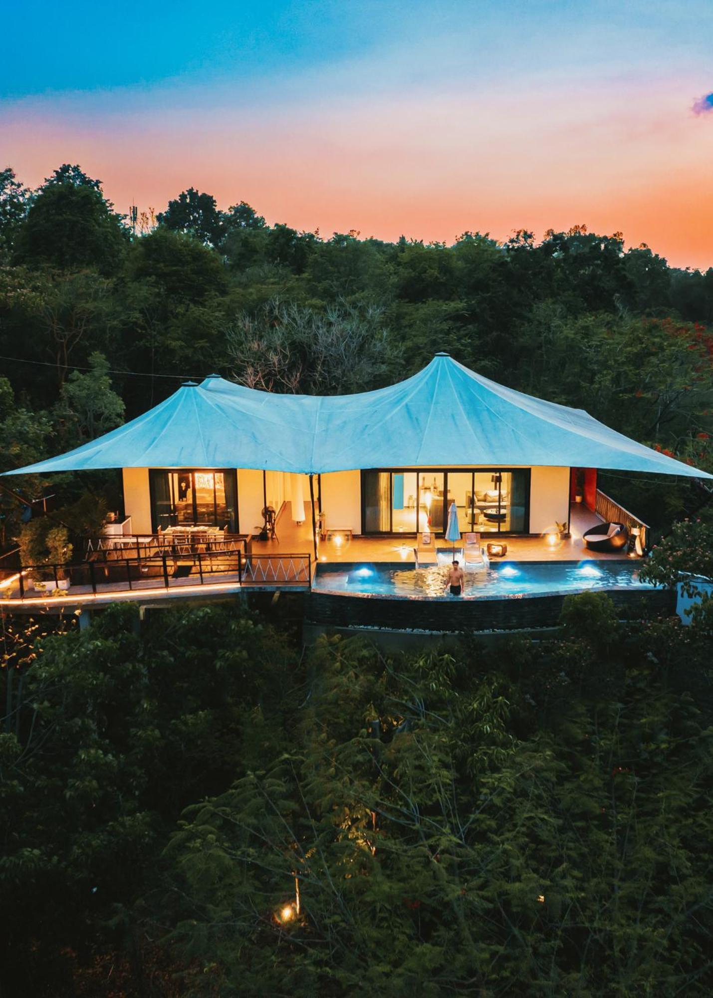 Hotel Te Mata Glamping Nong Nam Daeng Exteriér fotografie