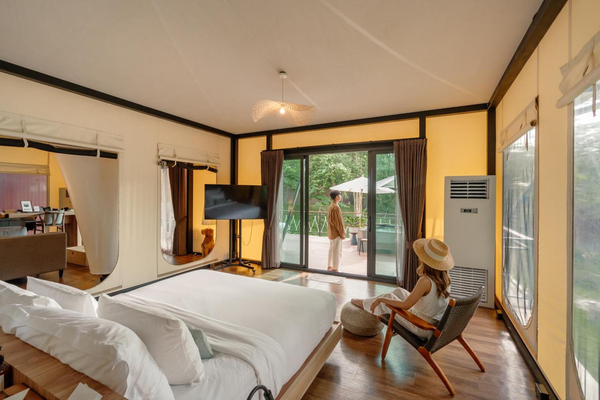 Hotel Te Mata Glamping Nong Nam Daeng Exteriér fotografie